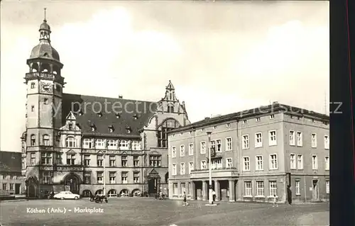 Koethen Anhalt Marktplatz Kat. Coethen