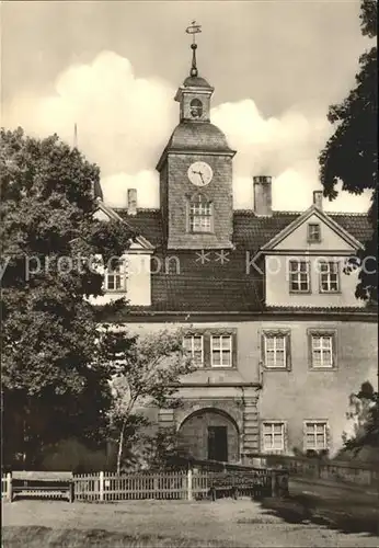 Waltershausen Gotha Eingang zum Schloss Tenneberg Kat. Waltershausen