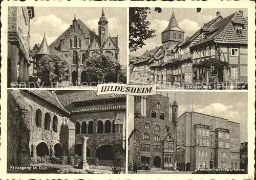 Hildesheim Kehrwiederturm Lappenberg Dom Templerhaus Kat. Hildesheim