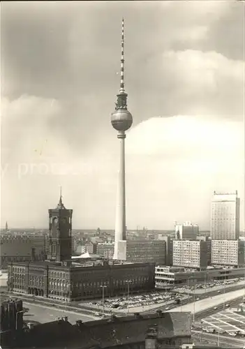 Berlin Rathaus Fernsehturm Kat. Berlin