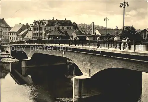 Weissenfels Saale Bruecke des Friedens Kat. Weissenfels