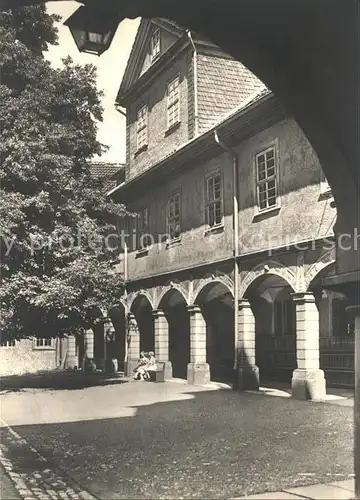 Waltershausen Gotha Arkaden im Schlosshof Tenneberg Kat. Waltershausen