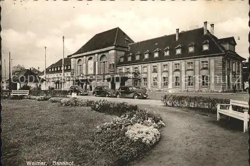 Weimar Thueringen Bahnhof Kat. Weimar