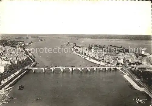 Macon Saone et Loire Fliegeraufnahme mit Bruecke Kat. Macon