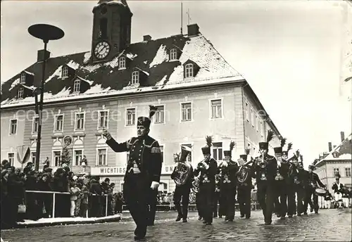 Annaberg Buchholz Erzgebirge Bergparade zur Vohrweihnachtszeit Kat. Annaberg