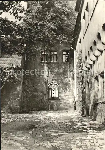 Eisleben Martin Luthers Sterbehaus Hofseite Kat. Eisleben