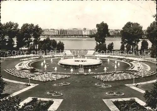 Koeln Rhein Tanzbrunnen am Rhein Kat. Koeln