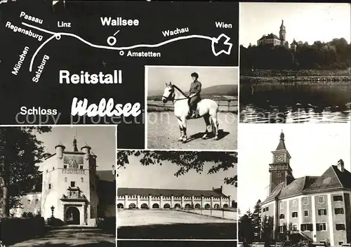 Wallsee Sindelburg Reitstall Schloss Kat. Wallsee Sindelburg