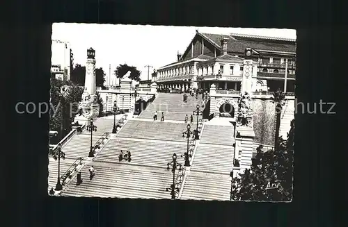 Marseille Gare St. Charles Escalier Monumental Kat. Marseille