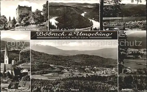 Boebrach Burgruine Neunussberg Teisnach Bodenmais Kat. Boebrach