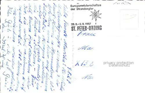 St Peter Ording Strand Bruecke Seehunde Kat. Sankt Peter Ording
