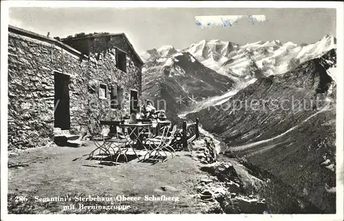 Pontresina Segantini s Sterbehaus Oberer Schafberg Kat. Pontresina