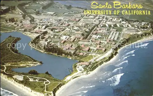 Santa Barbara California Fliegeraufnahme Universitaet  Kat. Santa Barbara