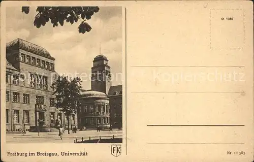 Freiburg Breisgau Universitaet Kat. Freiburg im Breisgau