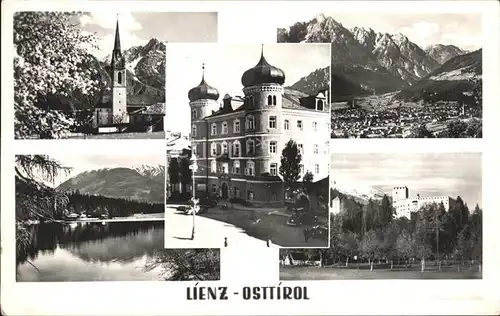 Lienz Tirol Geamtansicht See Kirche  Kat. Lienz