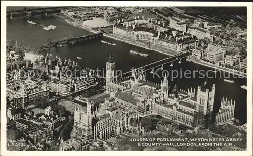 London Fliegeraufnahme Westminster Abbey Kat. City of London