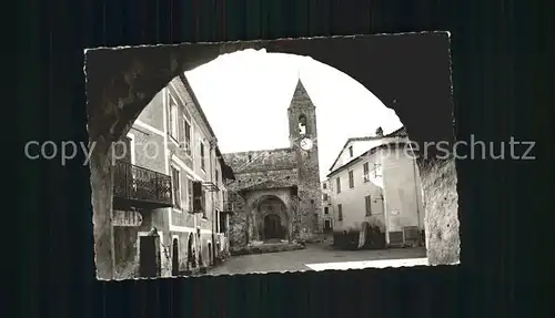 Utelle La Place L`Eglise Saint Veran Kat. Utelle