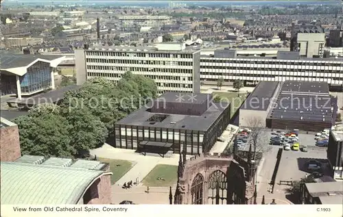 Coventry Vermont View from Old Cathedral Spire Kat. Coventry