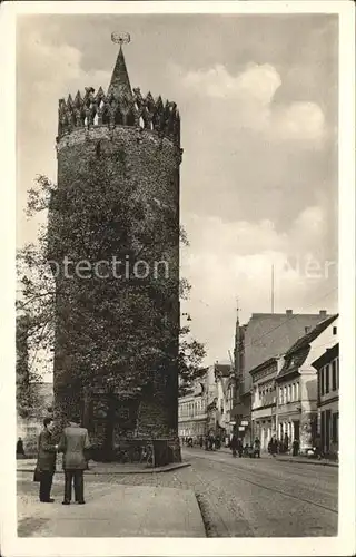 Brandenburg Havel Plauer Tor Turm Kat. Brandenburg