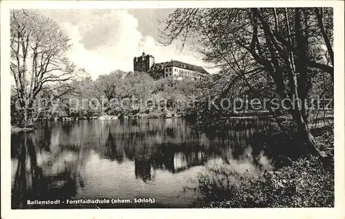 Ballenstedt Forstfachschule Kat. Ballenstedt