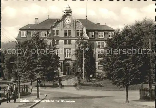 Gotha Thueringen Ingenieurschule Bauwesen Kat. Gotha