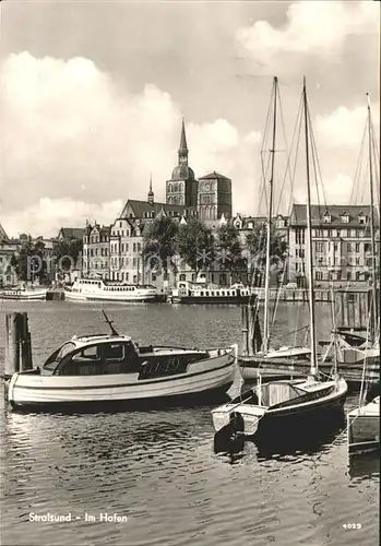 Stralsund Mecklenburg Vorpommern Hafen Kat. Stralsund