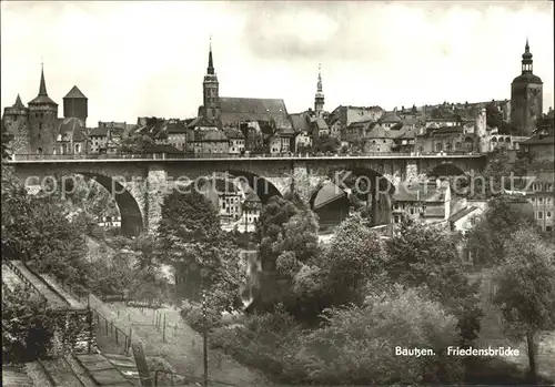 Bautzen Friedensbruecke Kat. Bautzen