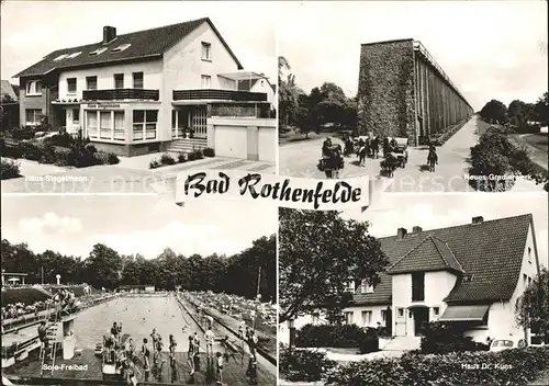 Bad Rothenfelde Neues Gradierwerk Sole Freibad  Kat. Bad Rothenfelde