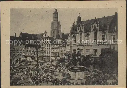 Breslau Niederschlesien Ring Kurfuerstenseite Kat. Wroclaw