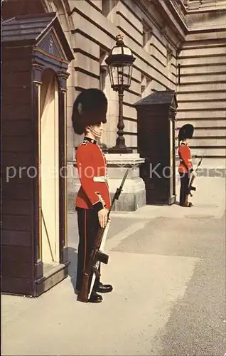 London Irish Guards on Sentry Duty at Buckingham Palace Kat. City of London