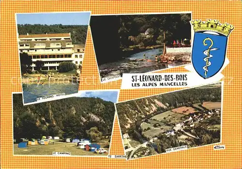 Saint Leonard des Bois Touring Hotel Chapelle Camping Sarthe Vue Generale Kat. Saint Leonard des Bois