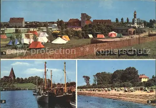 Insel Poel Camping Timmendorf Kirchdorf Hafen Schwarzer Busch Kat. Insel Poel