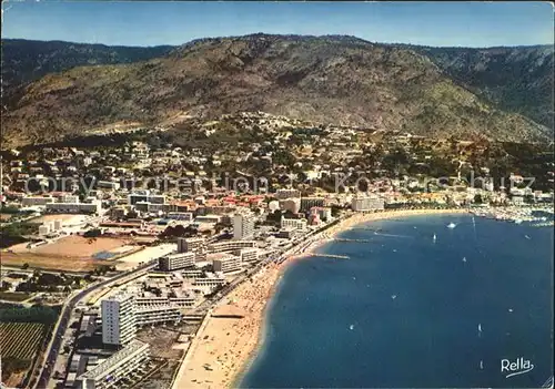 Le Lavandou La plage et le Super Lavandou Vue aerienne Kat. Le Lavandou