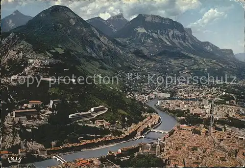 Grenoble Vue aerienne La Tronche La Bastille La Saint Eynard Kat. Grenoble