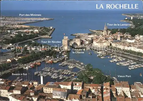 La Rochelle Charente Maritime Vue generale aerienne Kat. La Rochelle