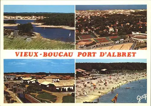 Vieux Boucau les Bains Le lac de Port d Albret Tennis les Arenes Le Mail La plage du lac Kat. Vieux Boucau les Bains