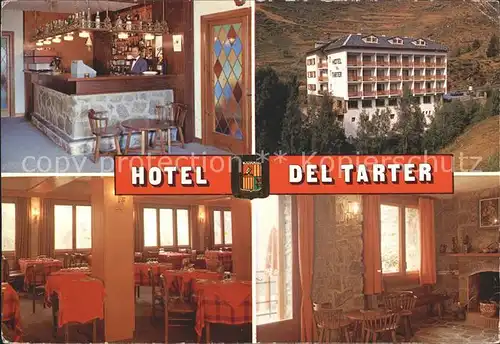 Andorra La Vella Hotel del Tarter Gastraum Bar Kat. Andorra La Vella