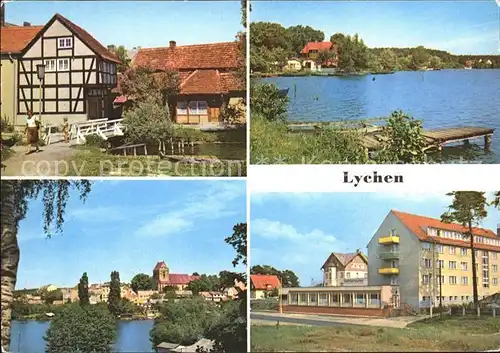 Lychen Malerwinkel Oberpfuhlsee Stadtsee FDGB Heim Bertold Brecht Kat. Lychen