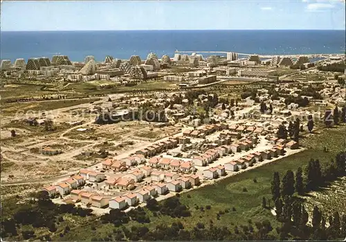 La Grande Motte Station du bas Languedoc Vue aerienne Kat. La Grande Motte