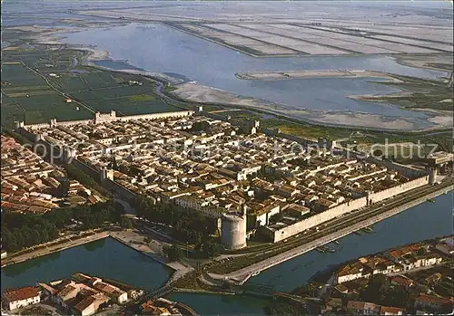 Aigues Mortes Gard Vue aerienne Kat. Aigues Mortes