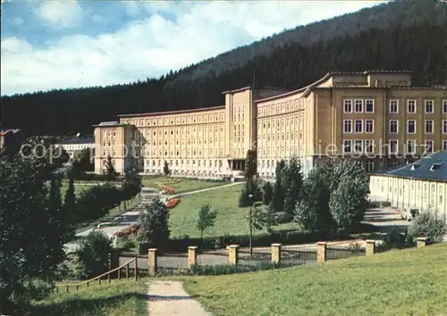 Erlabrunn Erzgebirge Bergarbeiter Krankenhaus Kat. Breitenbrunn Erzgebirge