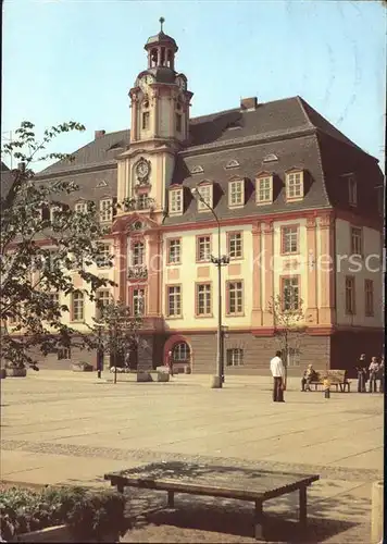 Weissenfels Saale Rathaus am Karl Marx Platz Kat. Weissenfels
