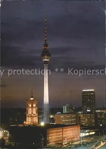 Berlin Fernseh und UKW Turm Kat. Berlin