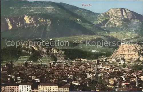 Trento Totalansicht Kat. Trento