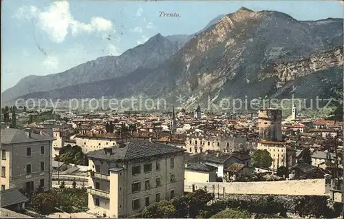 Trento Totalansicht  Kat. Trento
