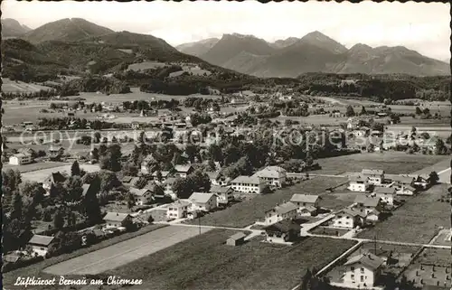 Bernau Chiemsee Fliegeraufnahme Kat. Bernau a.Chiemsee