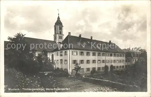 Wurzach Bad Toechterpensionat Maria Rosengarten Kat. Bad Wurzach