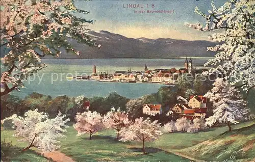 Lindau Bodensee im Fruehling Kat. Lindau (Bodensee)