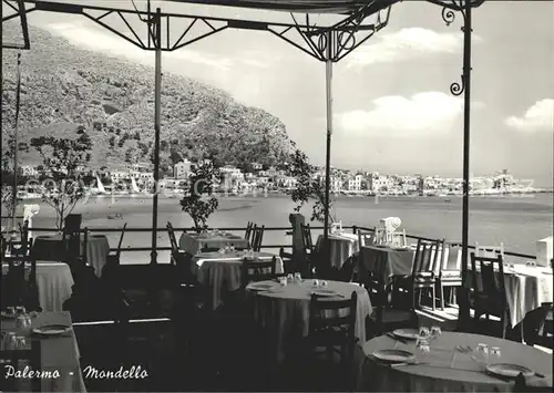 Palermo Sicilia Mondello Restaurant Terrasse Kat. Palermo
