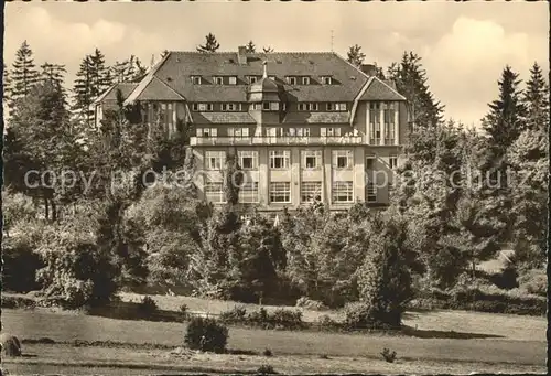 Friedrichsbrunn Harz Sanatorium Ernst Thaelmann Kat. Friedrichsbrunn